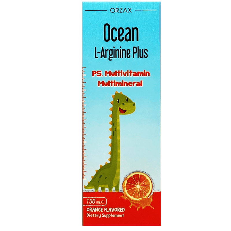 Мультивитамины для детей, 150 мл, Ocean L-Arginine Plus