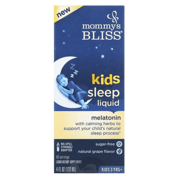 Мелатонин, для детей от 3 лет, 120 мл, Melatonin Kids Sleep Liquid