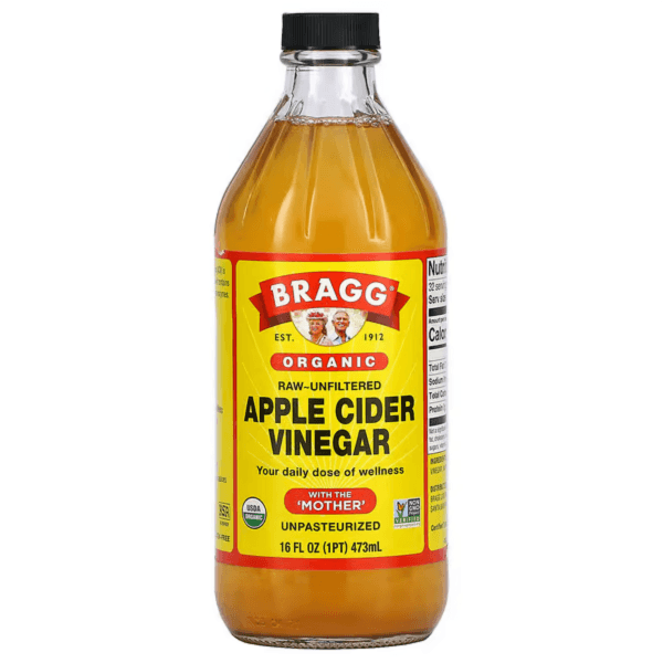 Органический яблочный уксус c уксусной маткой, 473 мл, Bragg, Apple Cider Vinegar