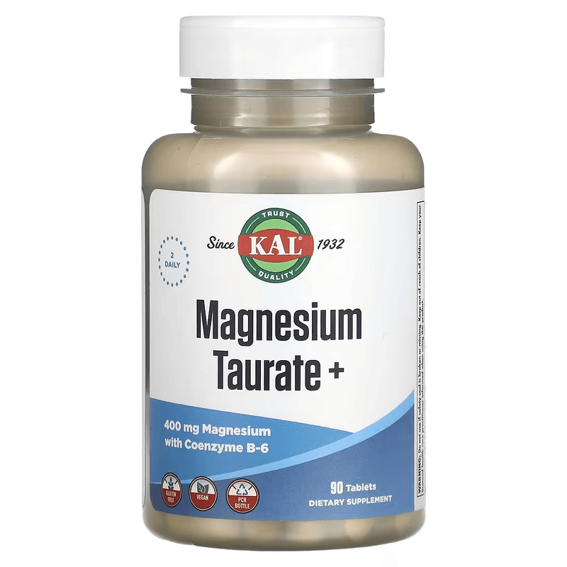 Таурат магния, 400 мг, 90 таблеток, Magnesium Taurate