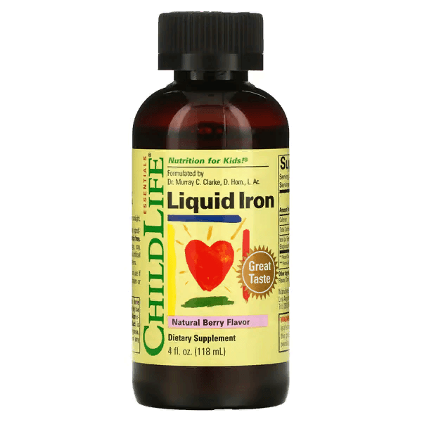 Железо для детей, 5 мг, 118 мл, Liquid Iron