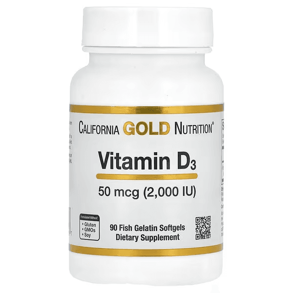 Витамин D3, 2000 МЕ, 90 капсул, Vitamin D3