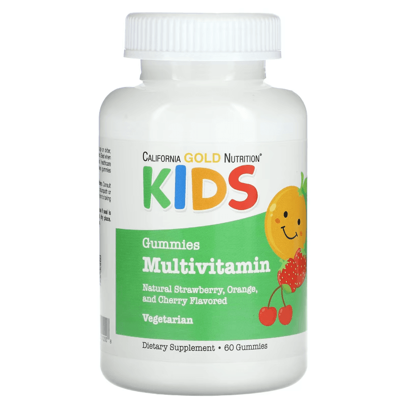 Мультивитамины для детей, 60 мармеладок, Kids Multivitamin