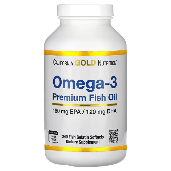 Омега-3, рыбий жир, 240 капсул, Omega-3