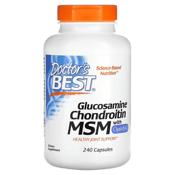 Глюкозамин, хондроитин и МСМ, 240 капсул, Glucosamine Chondroitin MSM