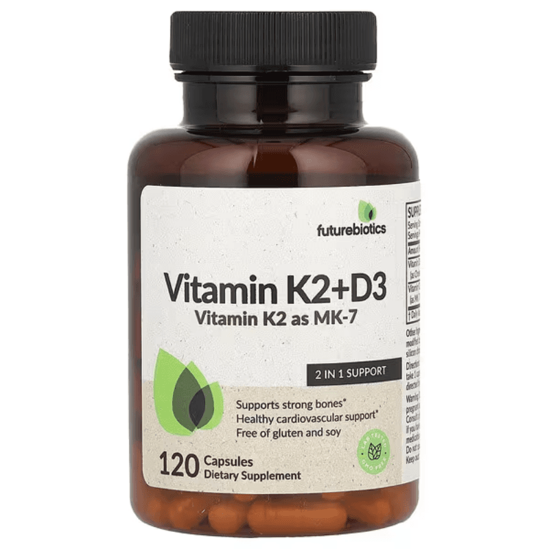 Витамины K2 + D3, 120 капсул, Vitamin K2 + D3