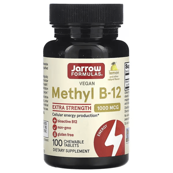 Витамин метил B12, 1000 мкг, 100 жевательных таблеток , Methyl B-12