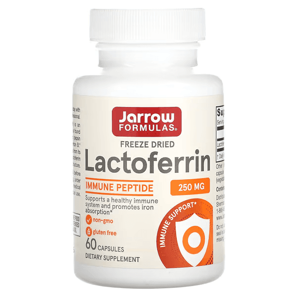 Лактоферрин, 250 мг, 60 капсул, Lactoferrin