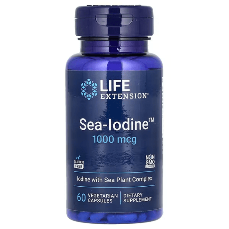 Йод Sea-Iodine, 1000 мкг, 60 вегетарианских капсул