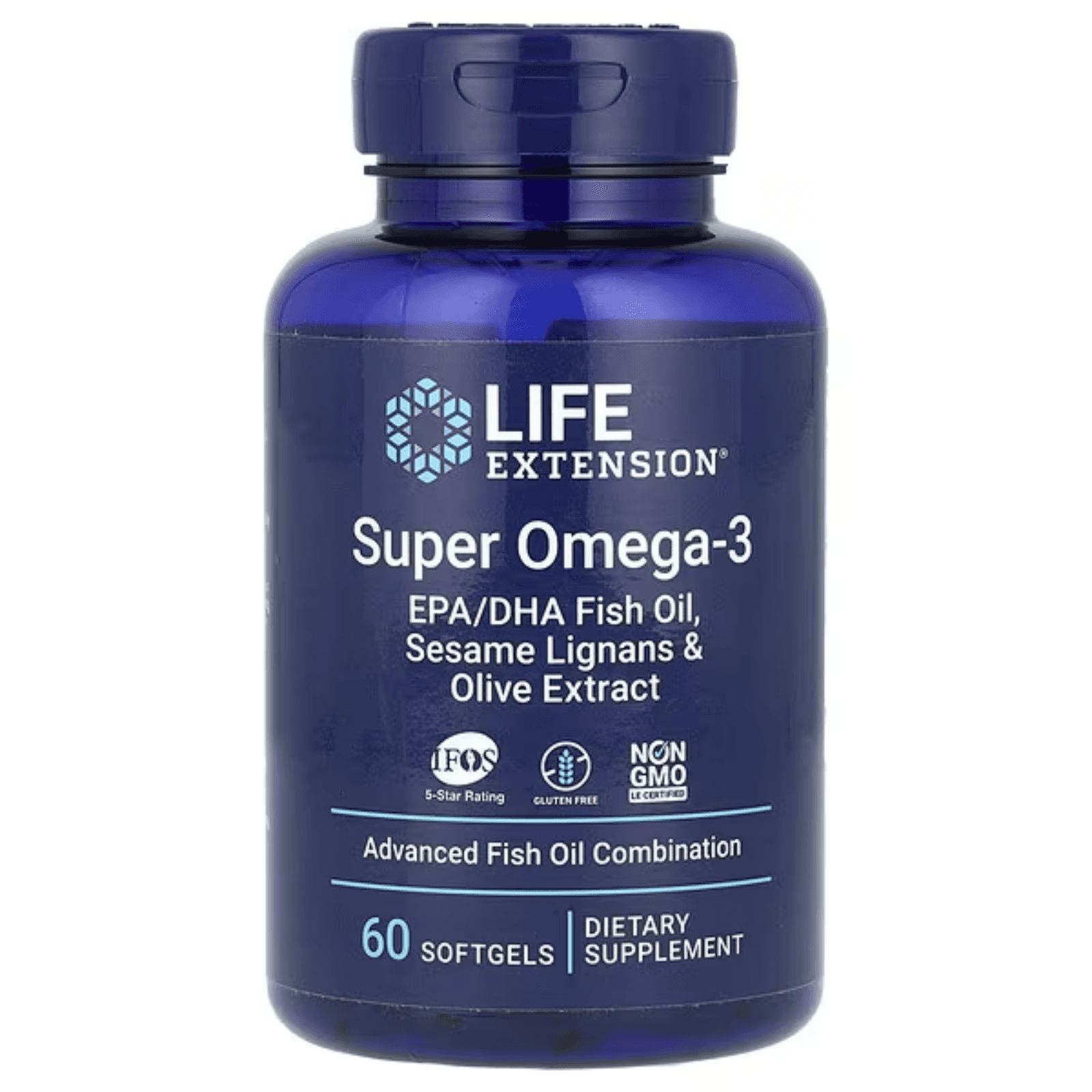 Омега-3, 60 капсул, Super Omega-3