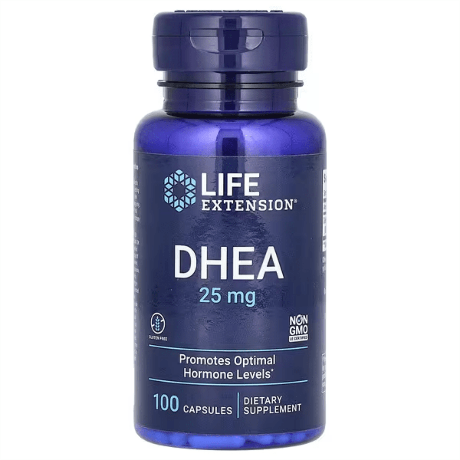 ДГЭА, 25 мг, 100 капсул, DHEA