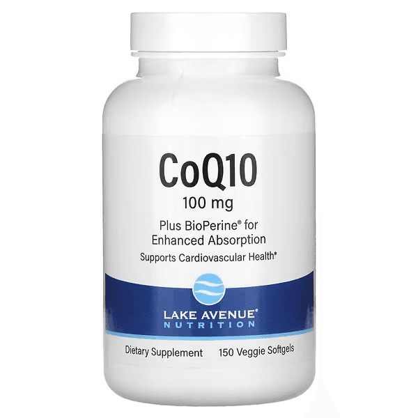 Коэнзим Q10 с Bioperine, 100 мг, 150 капсул, CoQ10