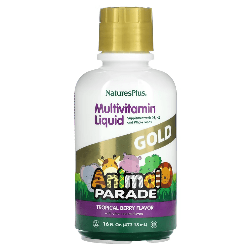 Жидкие мультивитамины для детей, 480 мл, Animal Parade Gold