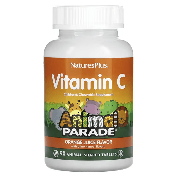 Витамин C для детей, 90 жевательных таблеток, Animal Parade, Vitamin C