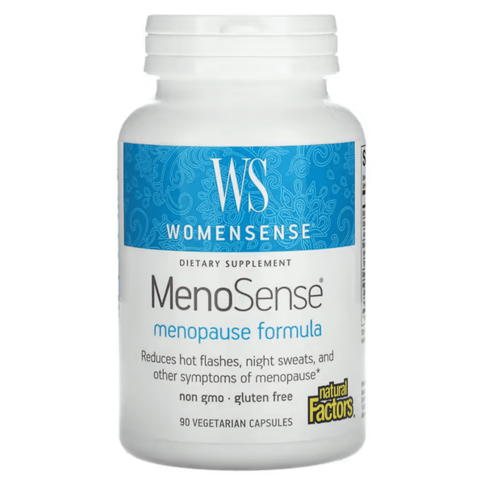 MenoSense, поддержка при менопаузе, 90 вегетарианских капсул, WomenSense