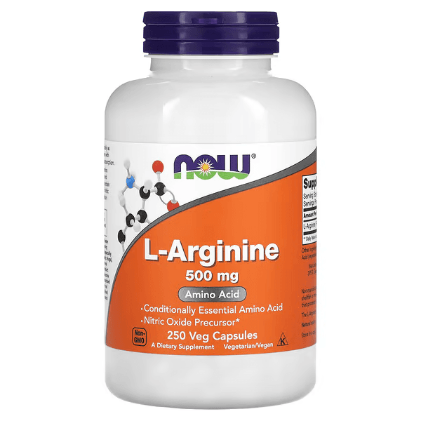 L-аргинин, 500 мг, 250 капсул, L-Arginine