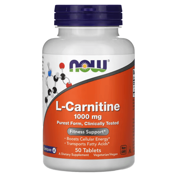 L-карнитин, 1000 мг, 50 таблеток, L-Carnitine