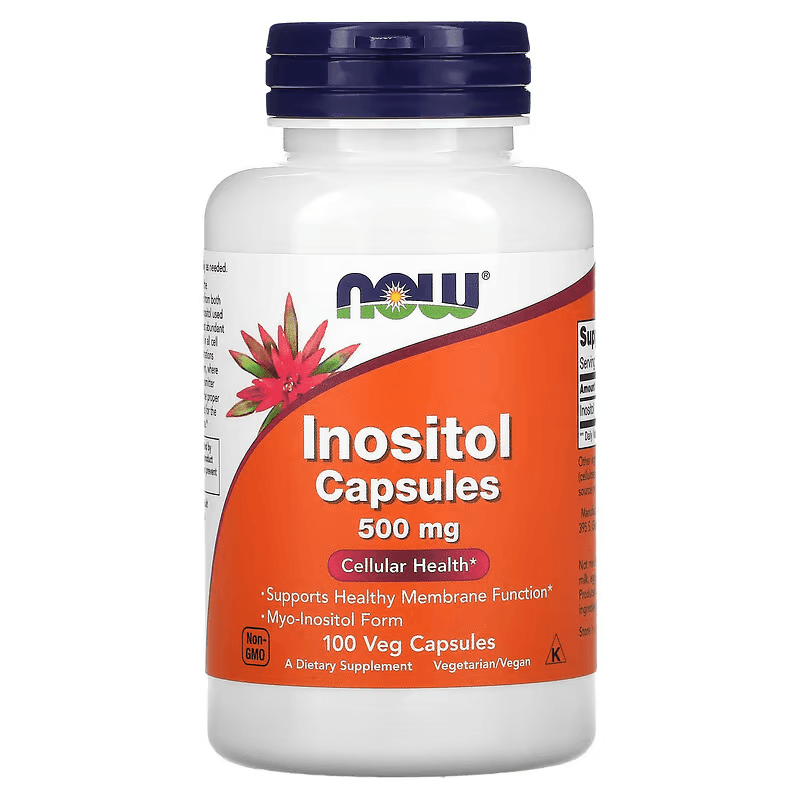 Инозитол, 500 мг, 100 вегетарианских капсул, Inositol Capsules