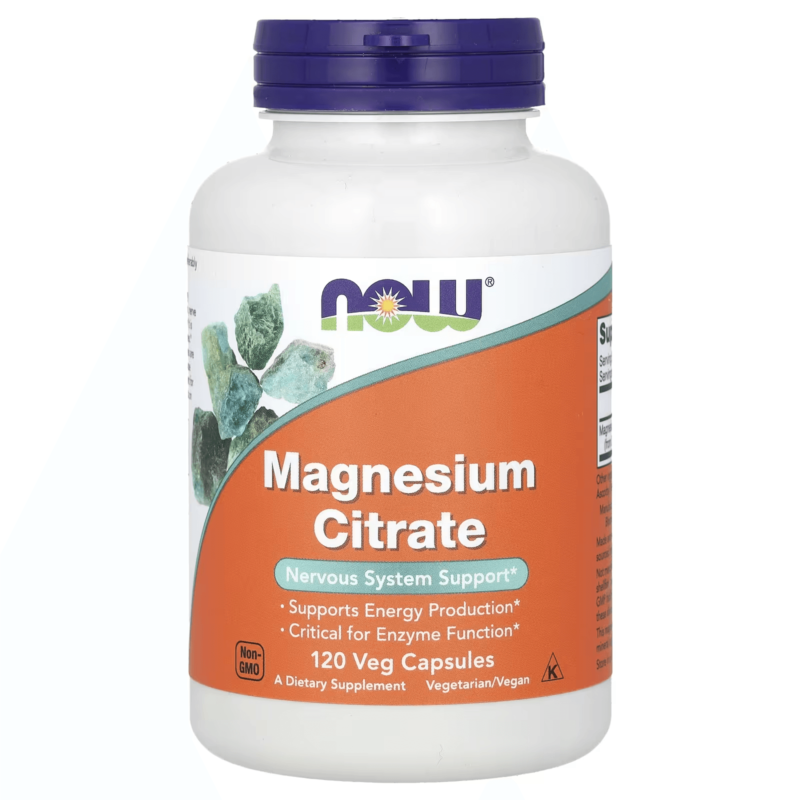 Цитрат магния, 120 вегетарианских капсул, Magnesium Citrate