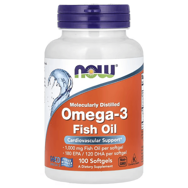 Омега-3 из рыбьего жира, 100 капсул, Omega-3 Fish Oil