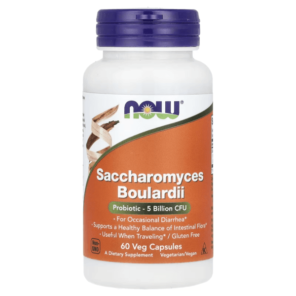 Сахаромицеты Буларди, 60 капсул, Saccharomyces Boulardii