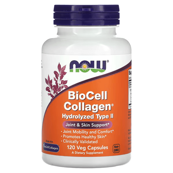 BioCell Collagen, гидролизованный тип 2, 120 растительных капсул