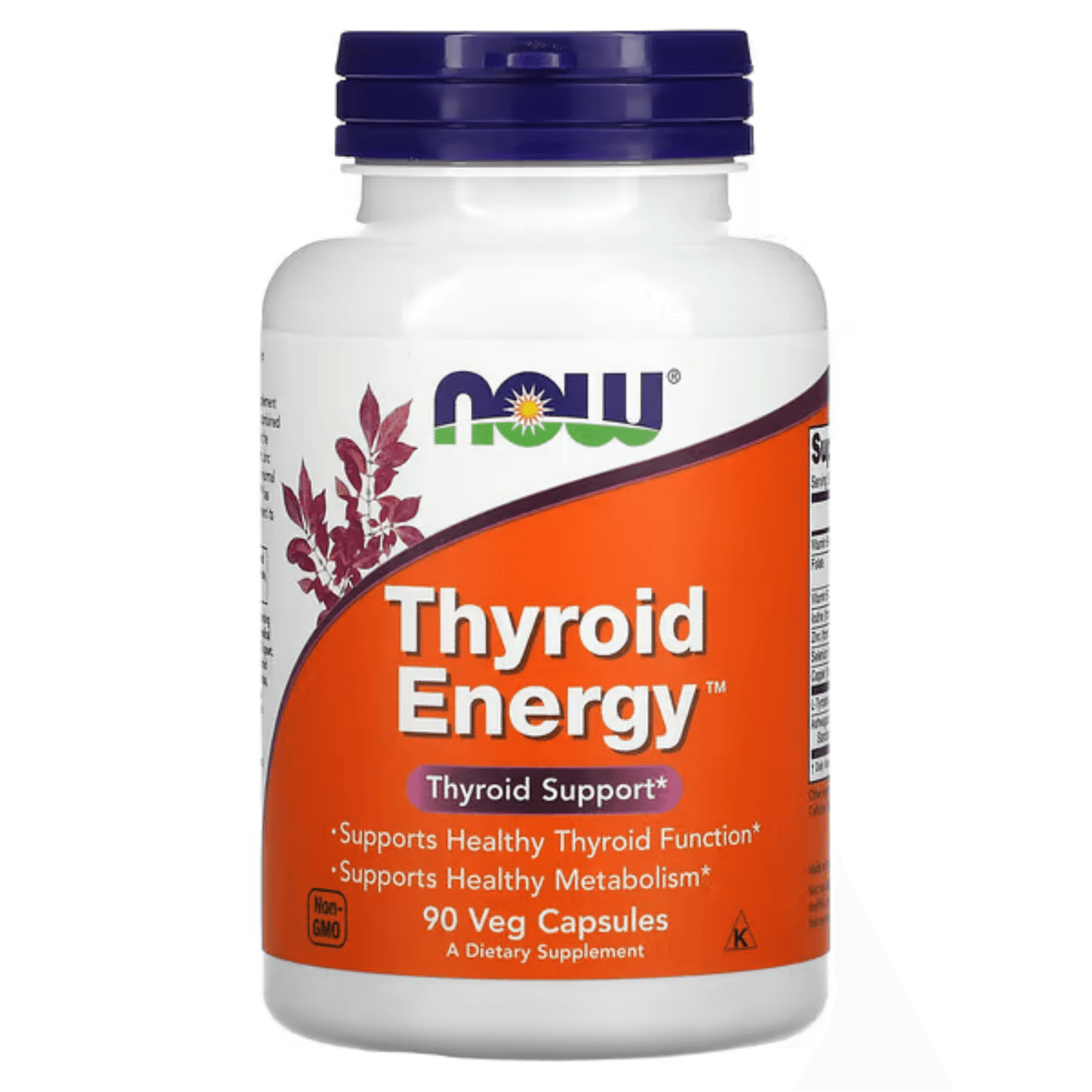 Thyroid Energy, для щитовидной железы, 90 растительных капсул