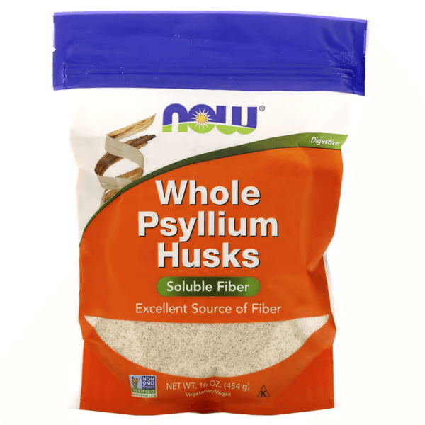 Цельная оболочка семян подорожника, 454 г, Whole Psyllium Husks