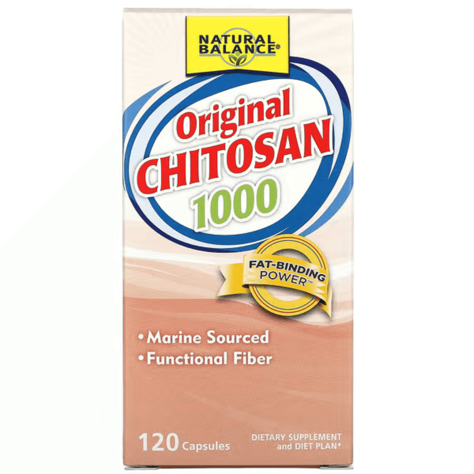 Хитозан морского происхождения, 1000 мг, 120 капсул, Original Chitosan 1000