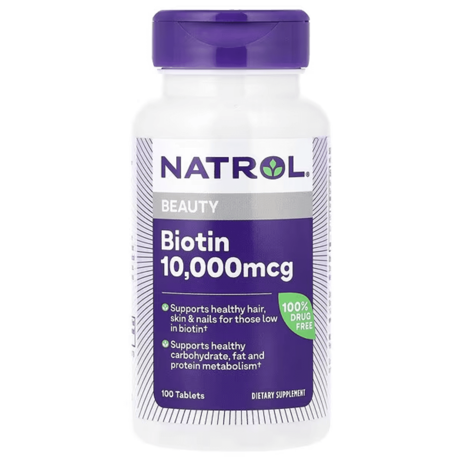 Биотин, 10 000 мкг, 100 таблеток, Biotin