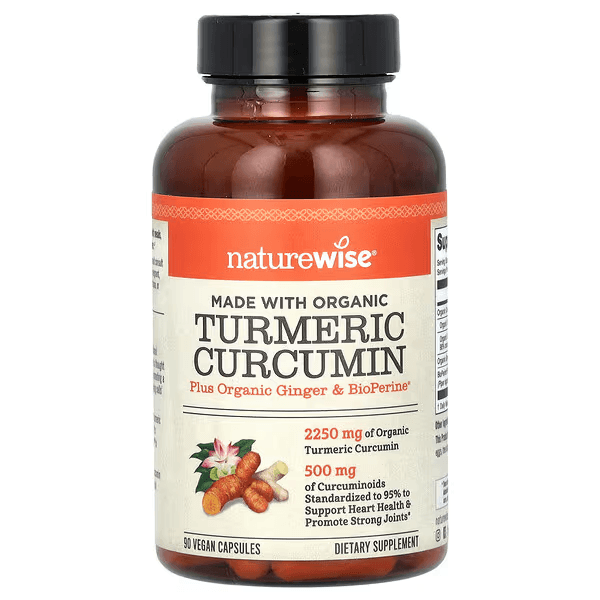 Куркумин, 90 веганских капсул, Turmeric Curcumin