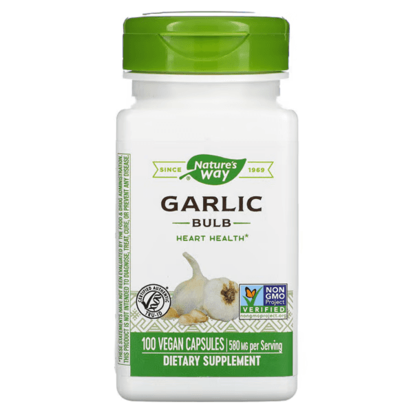 Луковицы чеснока, 580 мг, 100 веганских капсул, Garlic Bulb