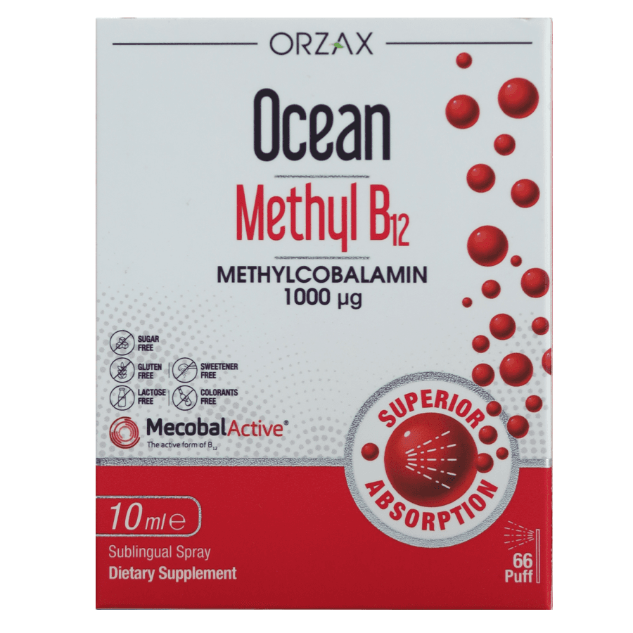 Метил B12, 500 мкг, спрей, 5 мл, Ocean Methyl B12