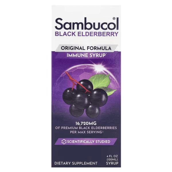 Сироп из черной бузины, 120 мл, Black Elderberry