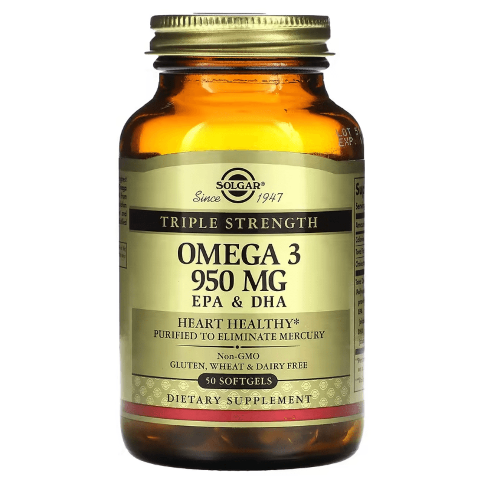 Омега-3, 950 мг, 50 капсул, Omega-3