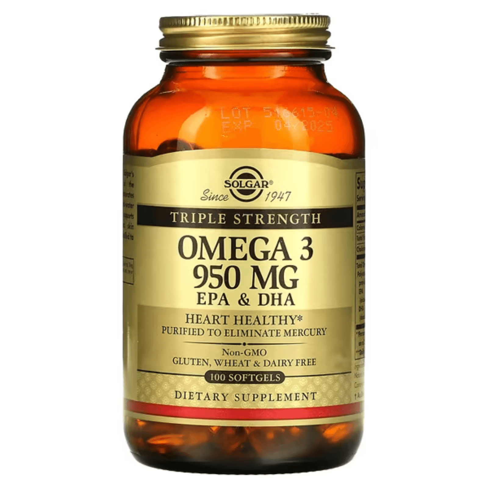 Омега-3, 950 мг, 100 капсул, Omega-3