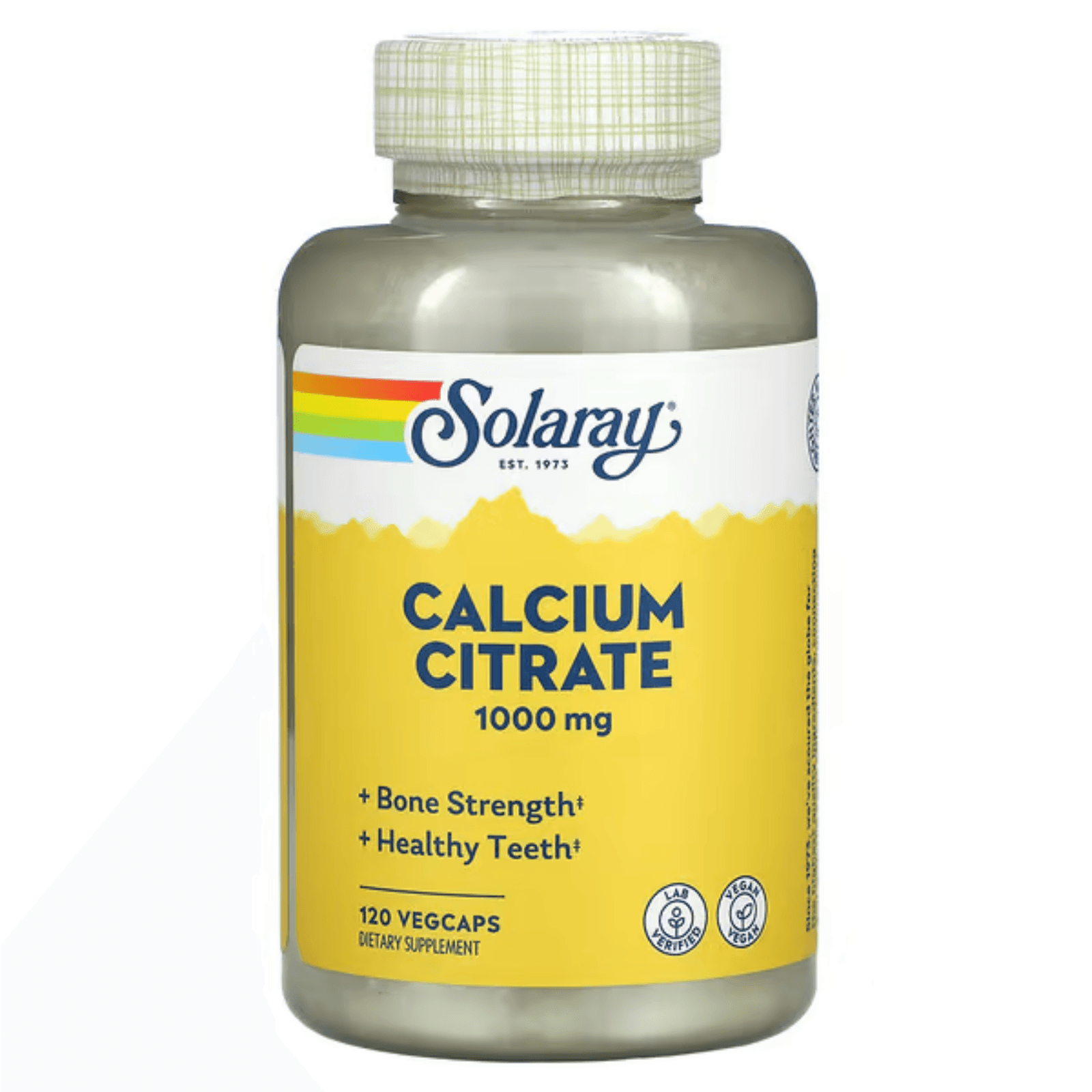 Цитрат кальция, 1000 мг, 120 растительных капсул, Calcium Citrate