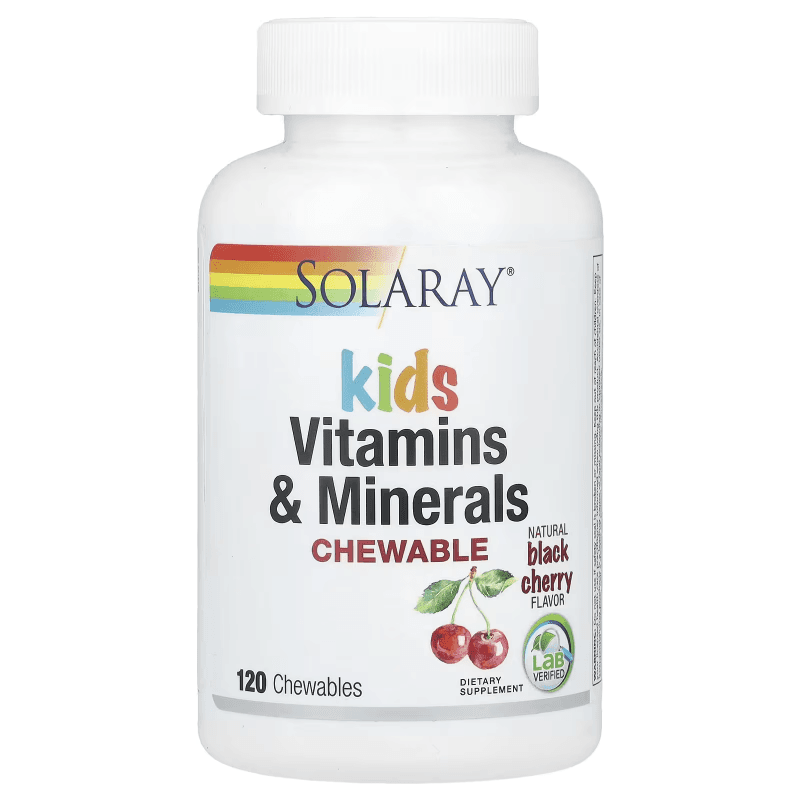 Витамины и минералы для детей, 120 жевательных таблеток, Kids Vitamins & Minerals