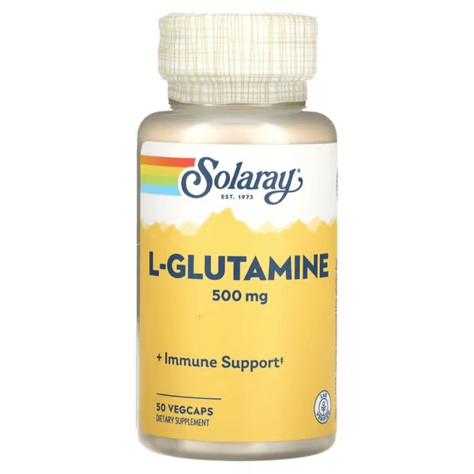 L-глютамин, 500 мг, 50 вегетарианских капсул, L-Glutamine