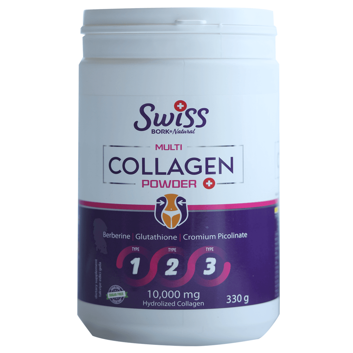 Коллаген Multi Collagen Powder, порошок 330 г, Swiss Bork