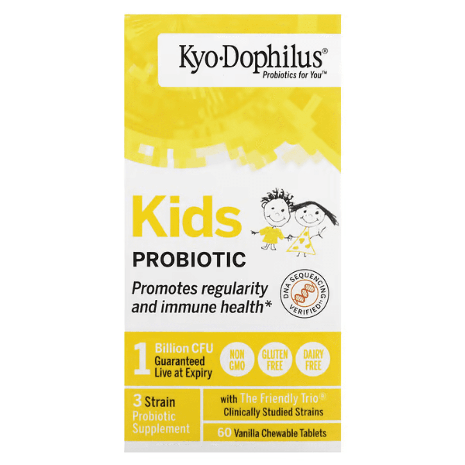 Смесь пробиотиков для детей, 60 жевательных таблеток, Kids Probiotic, Kyo-Dophilus