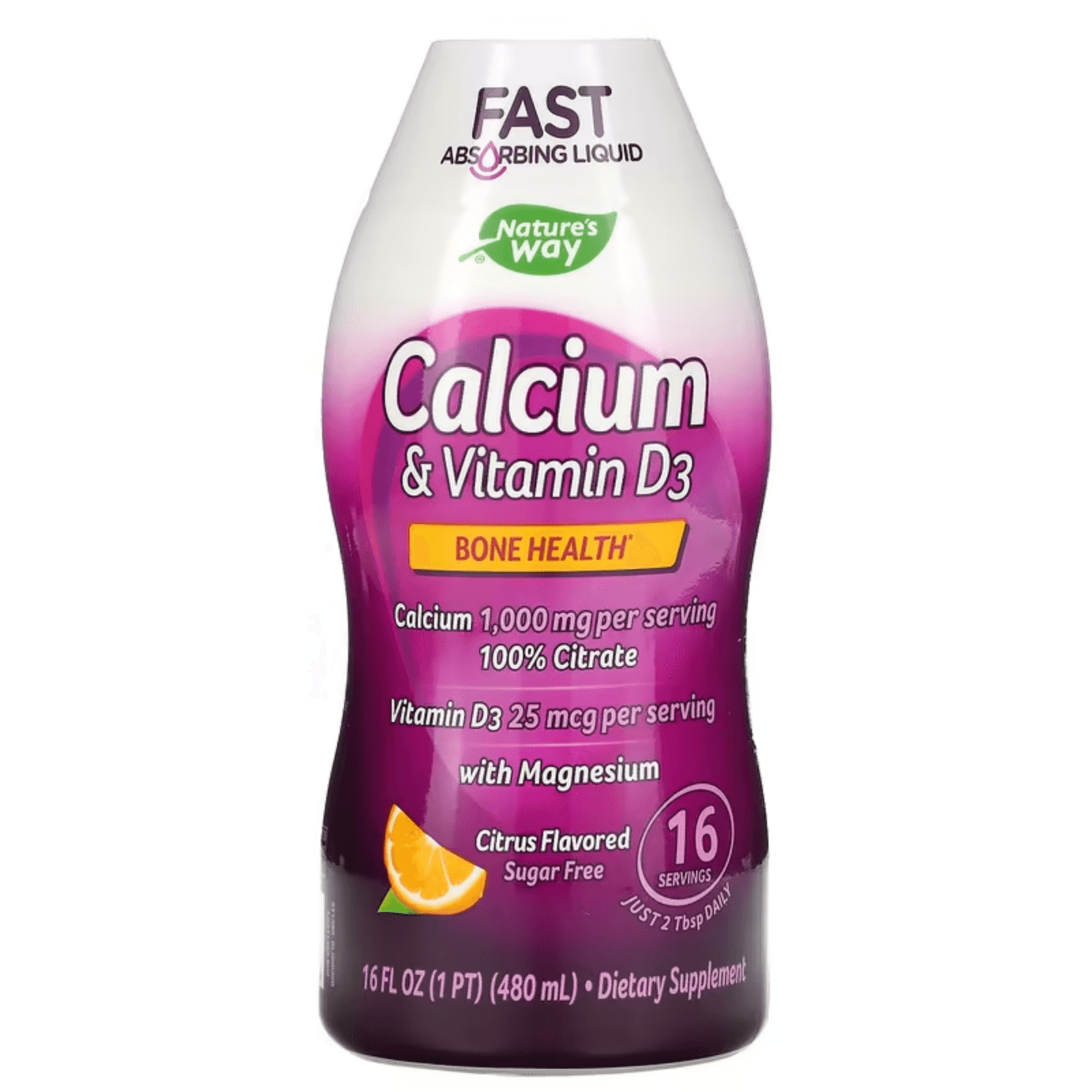 Кальций и витамин D3, 480 мл, Calcium & Vitamin D3