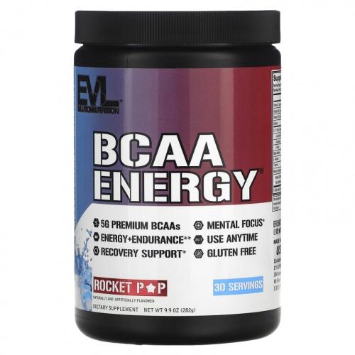Восстанавливающая смесь с ВСАА, 282 г, EVLution Nutrition, BCAA Energy Amino Acid EVL Rocket Pop