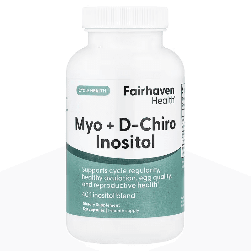 Мио-инозитол и D-хиро-инозитол, 120 капсул, Myo + D-Chiro Inositol