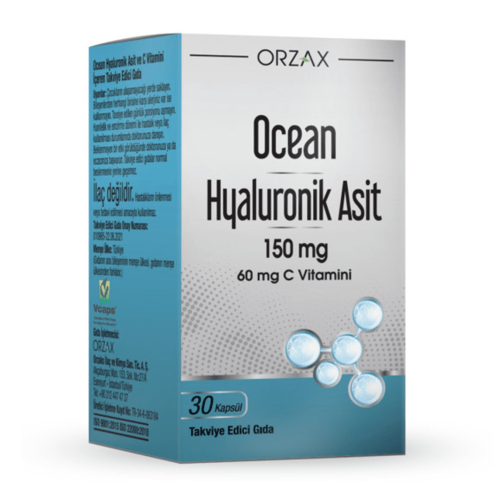 Orzax Гиалуроновая кислота 30 капсул, Ocean Hyaluronik Asit