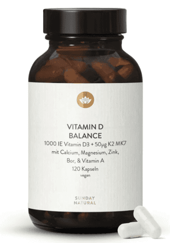 Витамин Д Баланс, 120 капсул, Sunday Natural, Vitamin D Balance