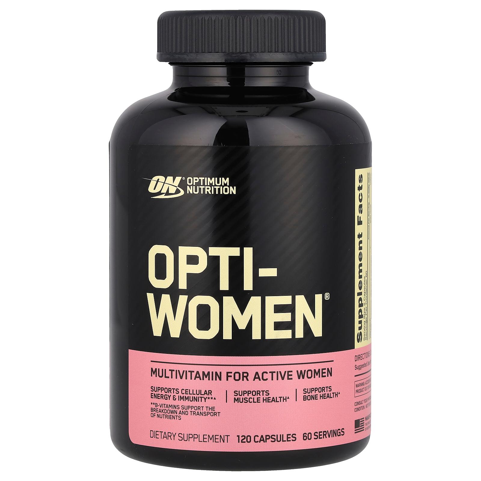 Мультивитамины для женщин, Опти Вумен, 120 капсул, Optimum Nutrition