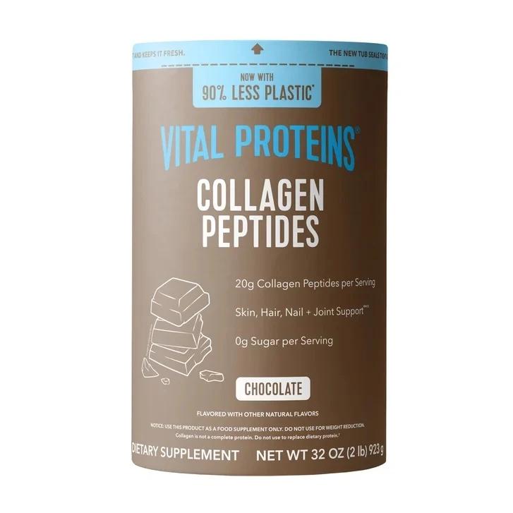 Коллагеновые пептиды, шоколад, 923 г, Vital Proteins, Collagen Peptides