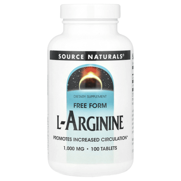 L-Аргинин, 50 таблеток,  Source Naturals, L-arginine