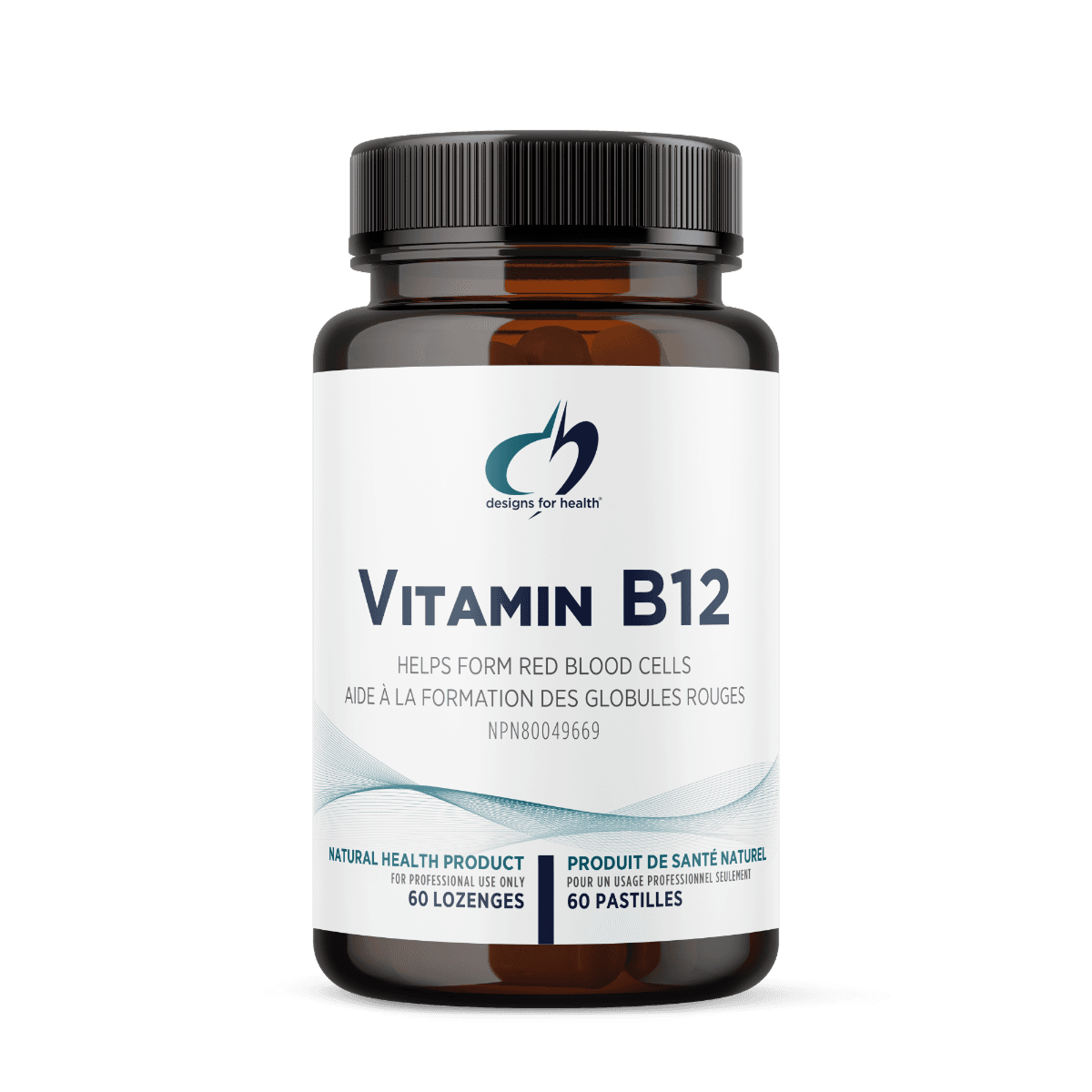 Витамин В12, 60 леденцов, Designs For Health, Vitamin B12